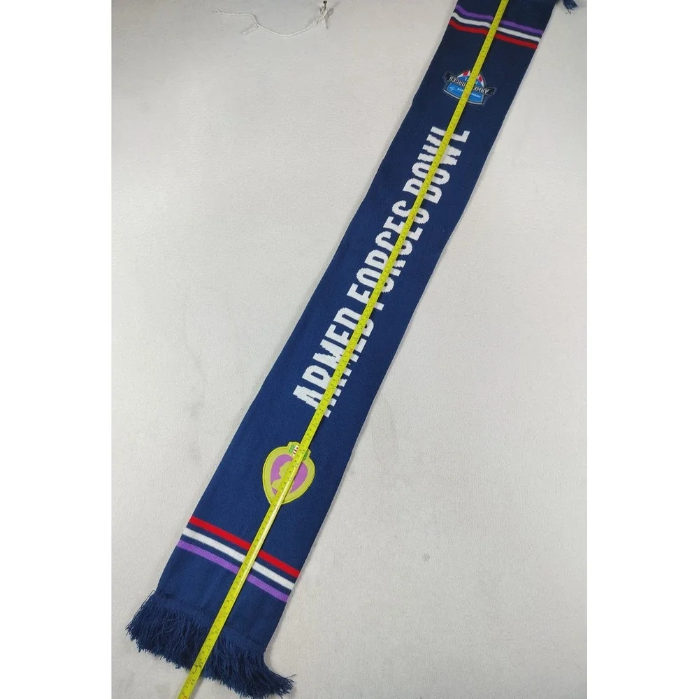 Lockheed Martin Armed Forces Bowl Knit Scarf Mens One Size Blue Football